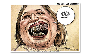 No son los dientes